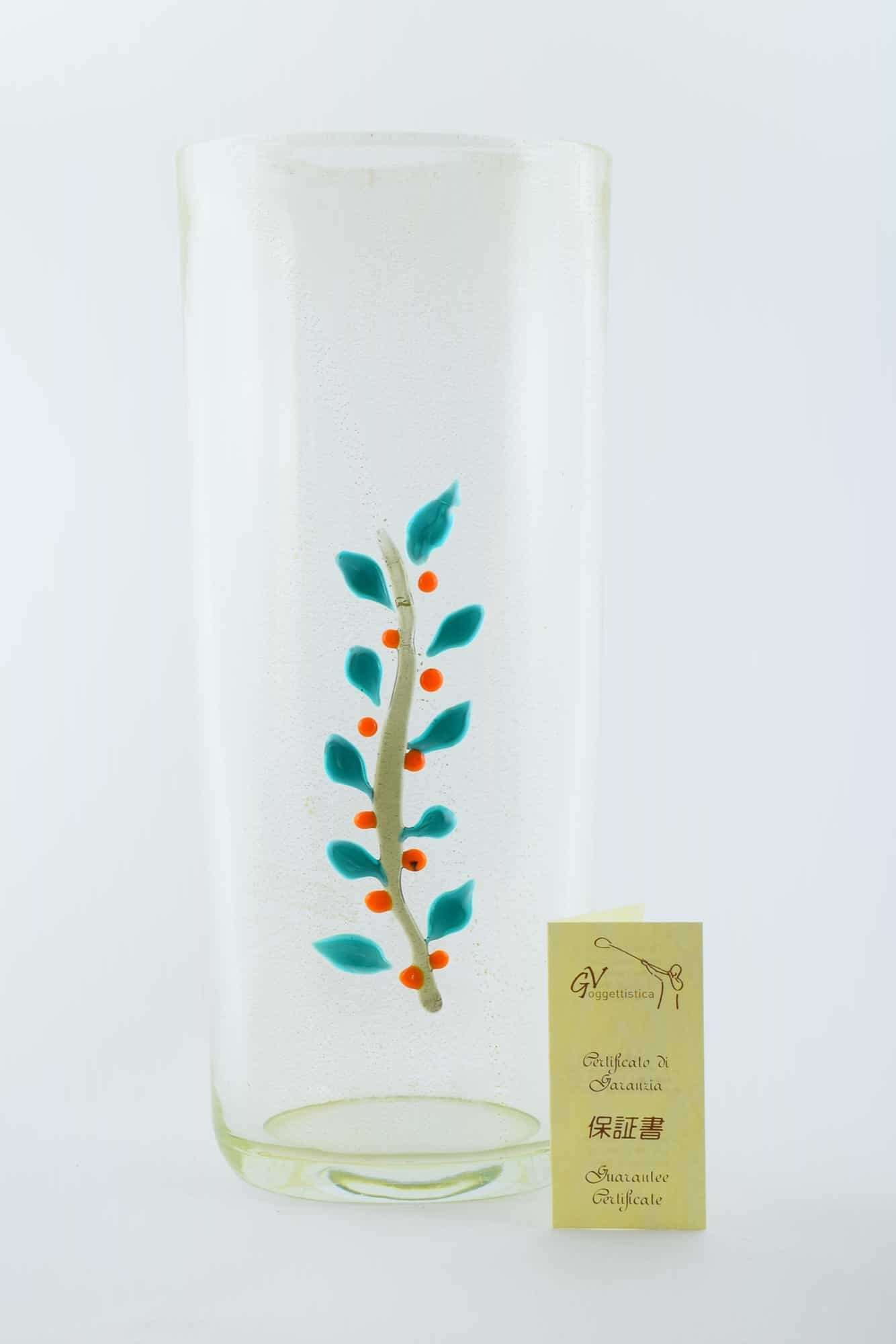 Silvano Signoretto Murano Glass Vase - (Art. 38197)