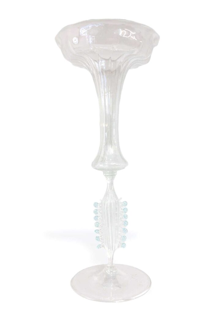 Typical Vittorio Zecchin goblet in Murano glass