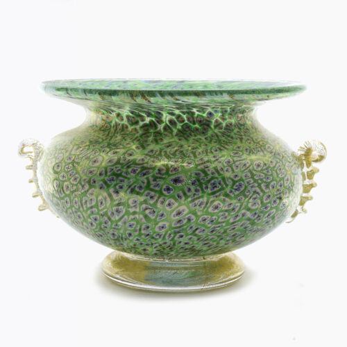 Amedeo Rossetto - murano glass vase with signed murrine