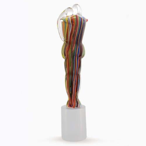 Eugenio Ferro - Murano glass lovers sculpture signed